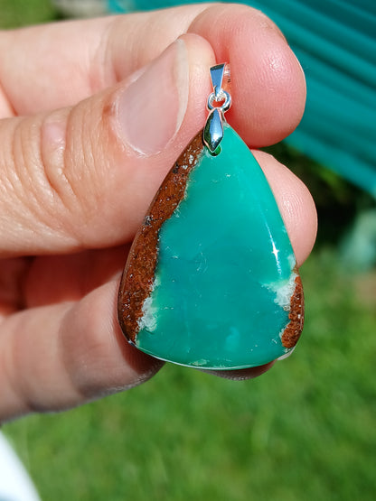 Pendentif Chysoprase CH5