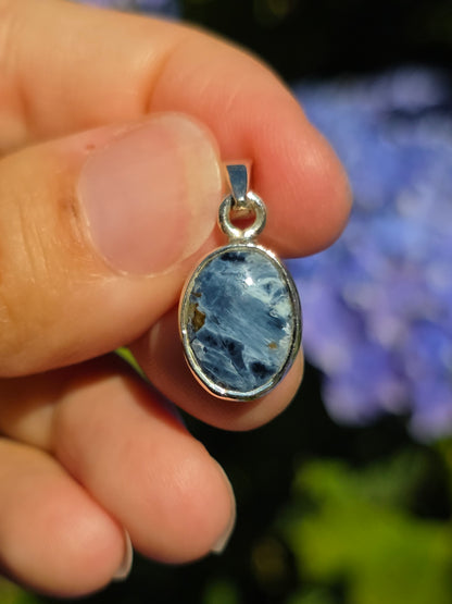 Pendentif en Pietersite serti argent 925 n°5