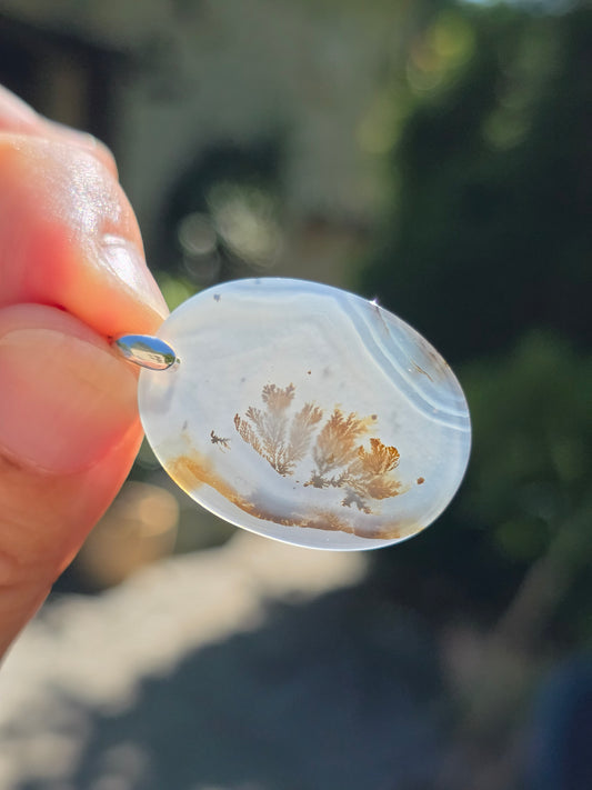Pendentif Agate dendritique de Turquie n°3