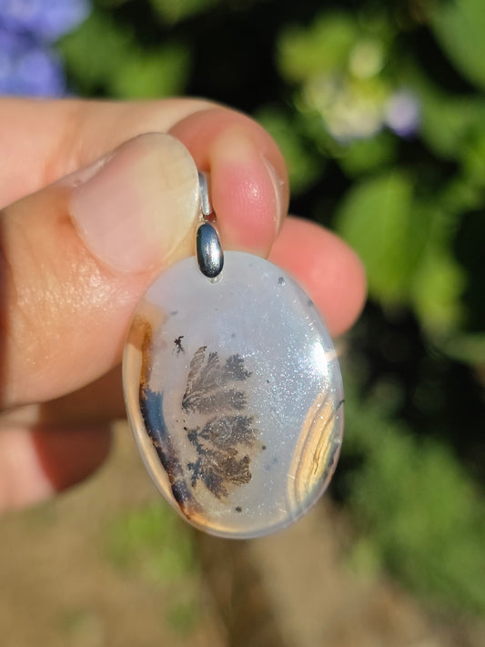 Pendentif Agate dendritique de Turquie n°3