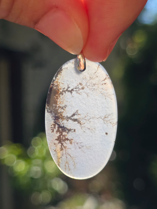 Pendentif Agate dendritique de Turquie n°6