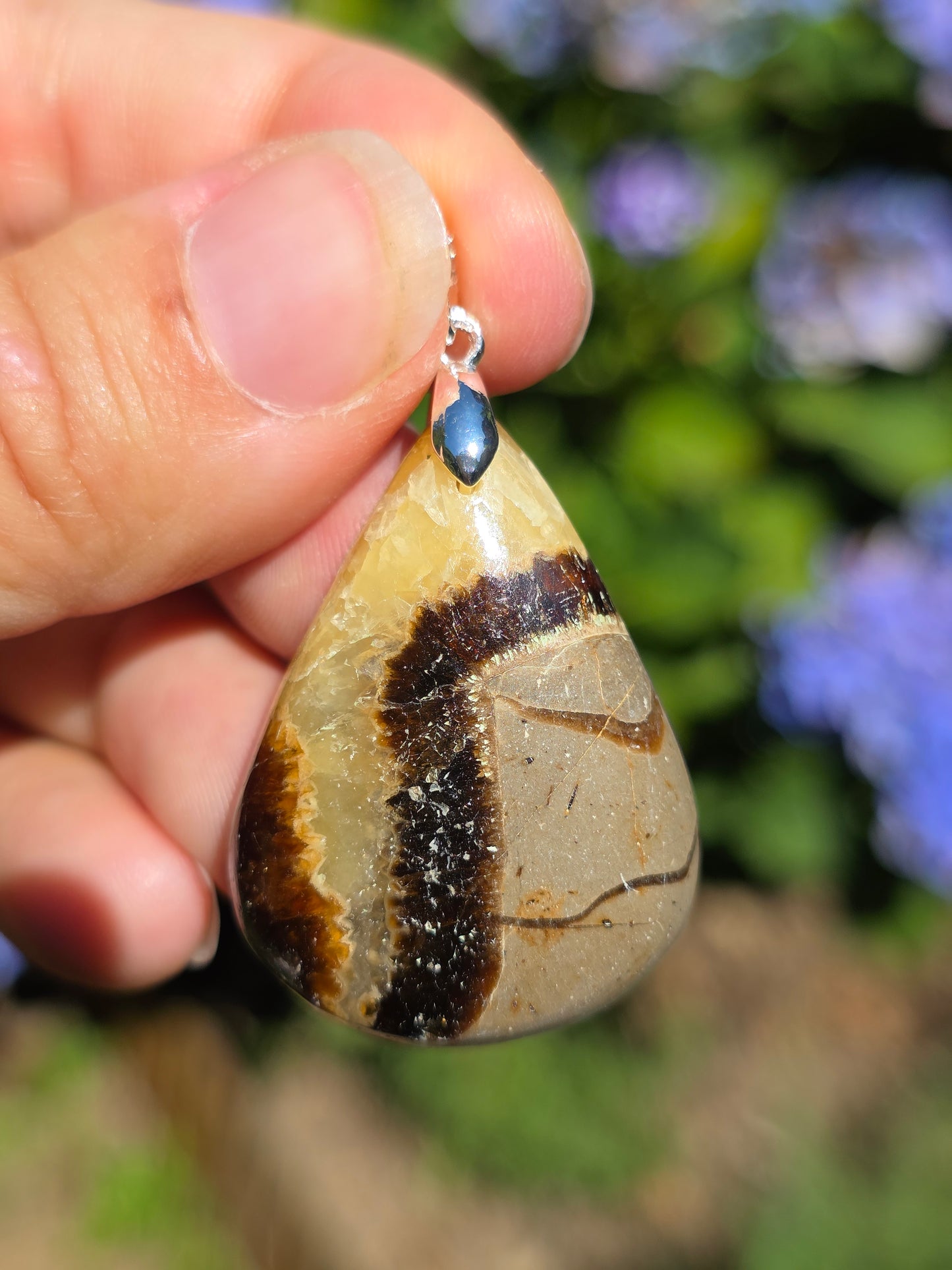 Pendentif en Septaria (à choisir)