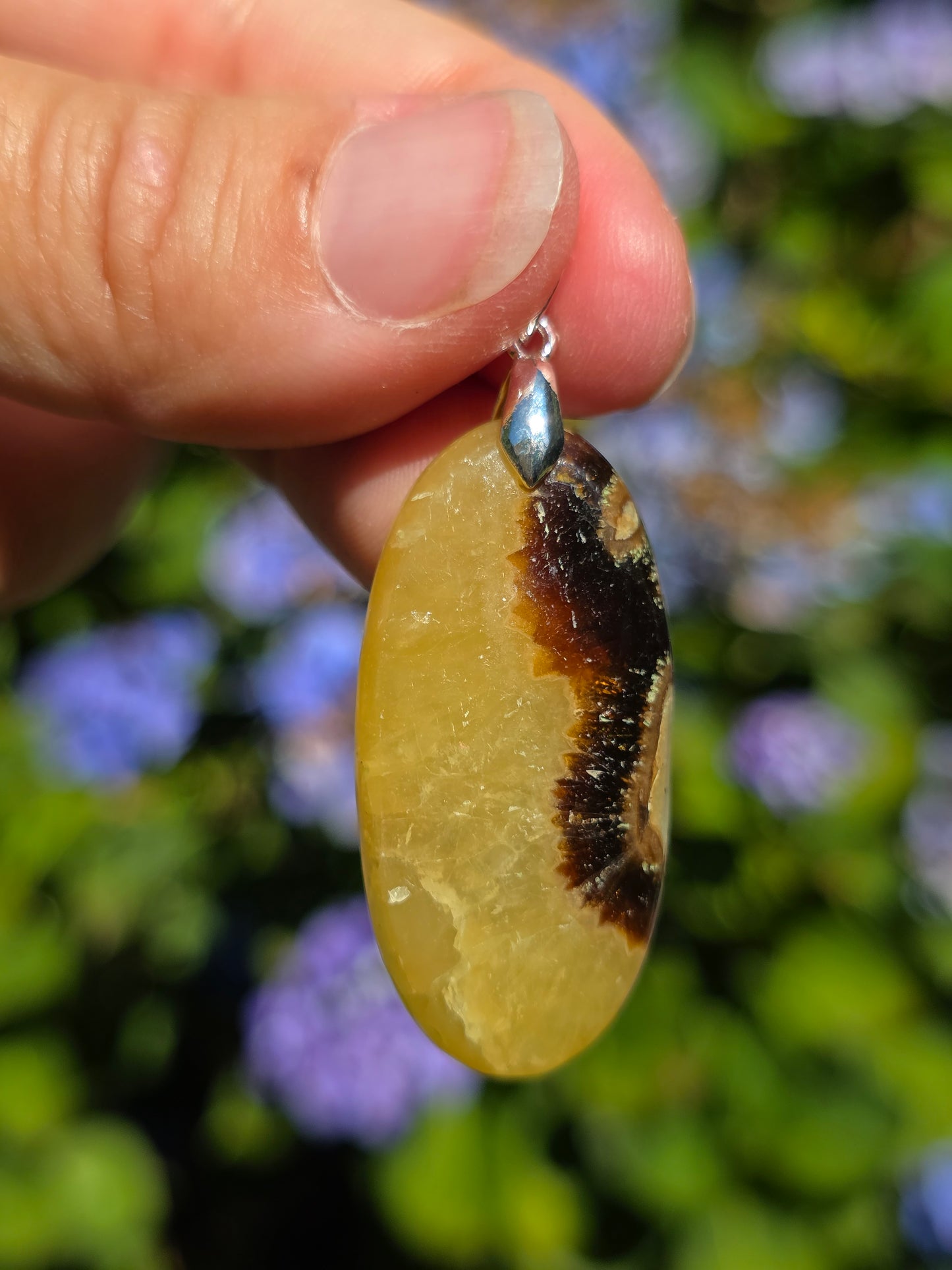 Pendentif en Septaria (à choisir)