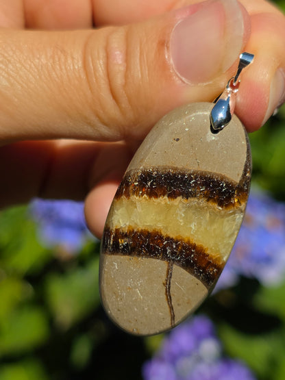 Pendentif en Septaria (à choisir)