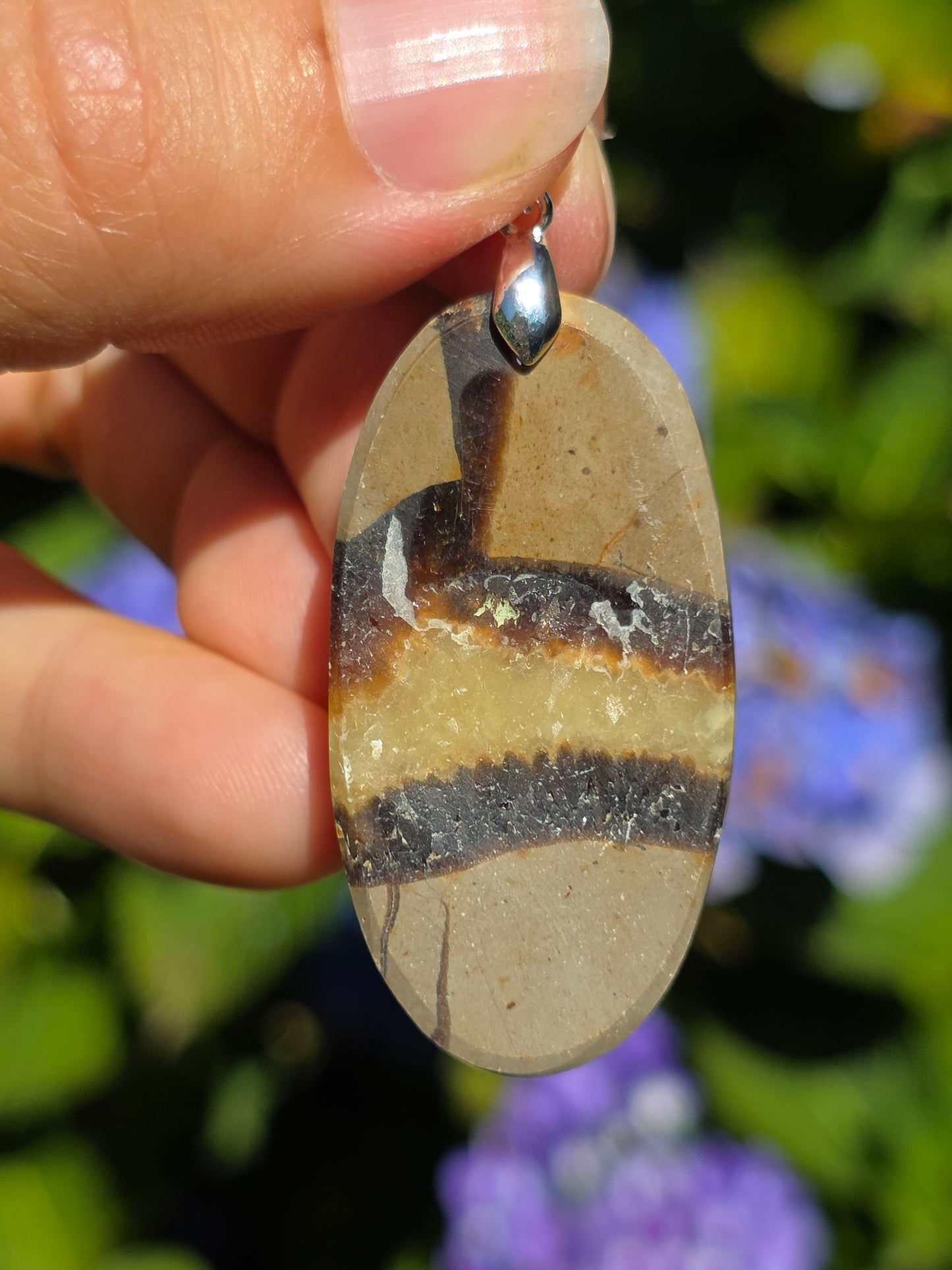 Pendentif en Septaria (à choisir)