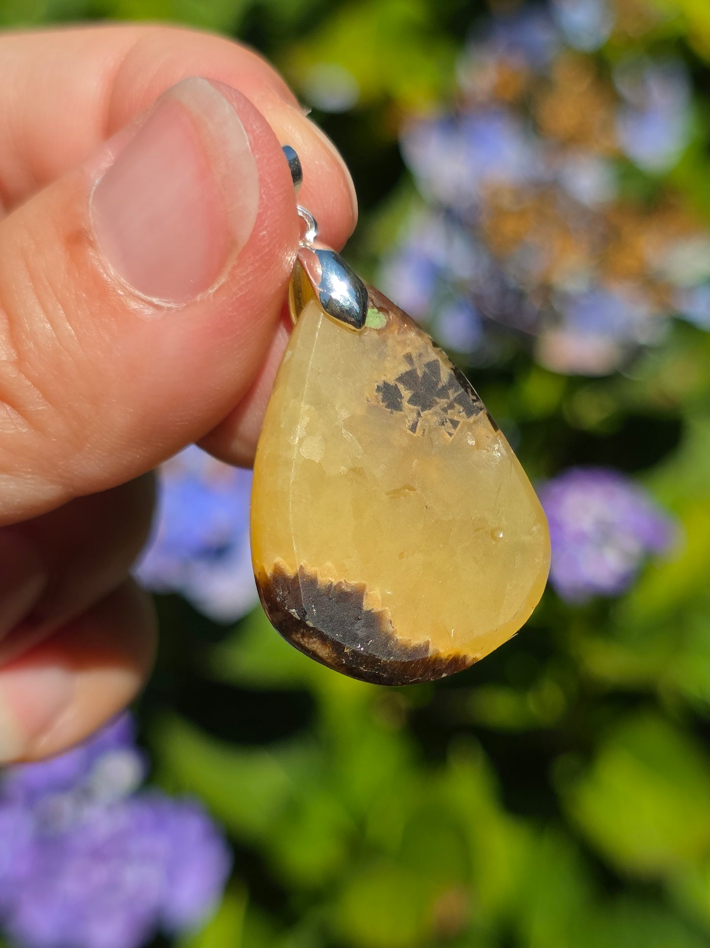 Pendentif en Septaria (à choisir)
