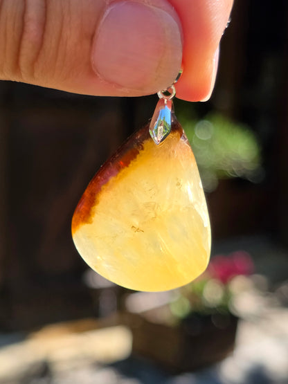 Pendentif en Septaria (à choisir)