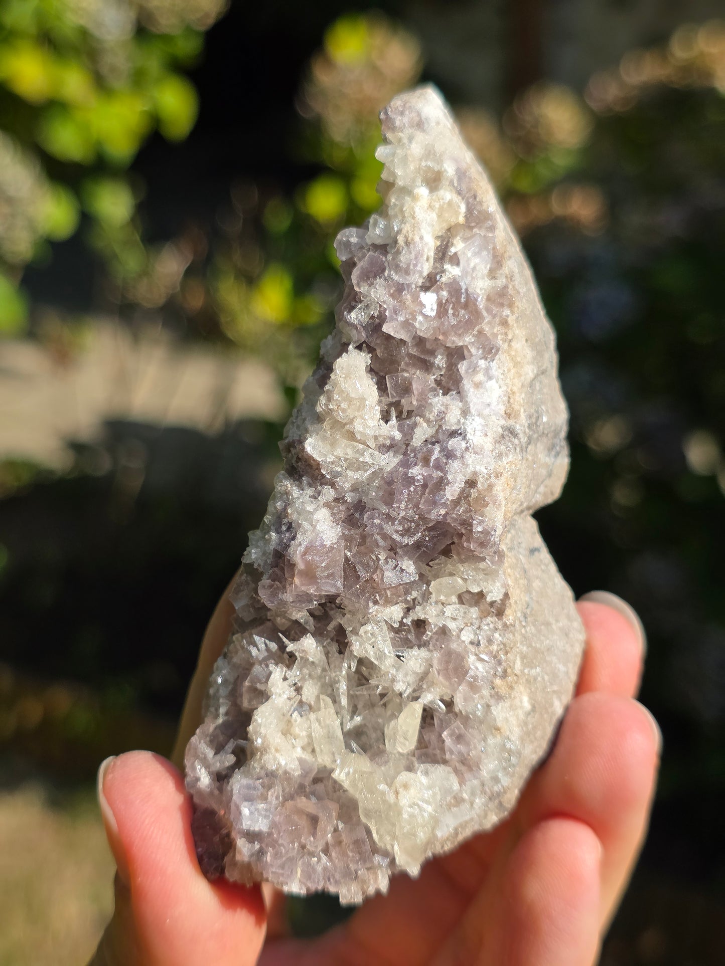 Fluorite avec cristallisation de Quartz d'Espagne E