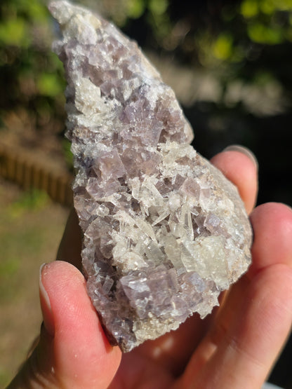 Fluorite avec cristallisation de Quartz d'Espagne E