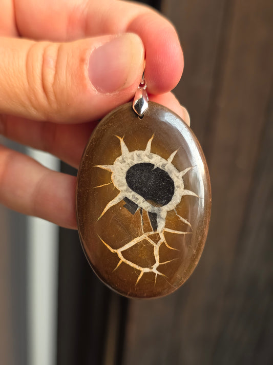 Pendentif Septaria sauvage n°2