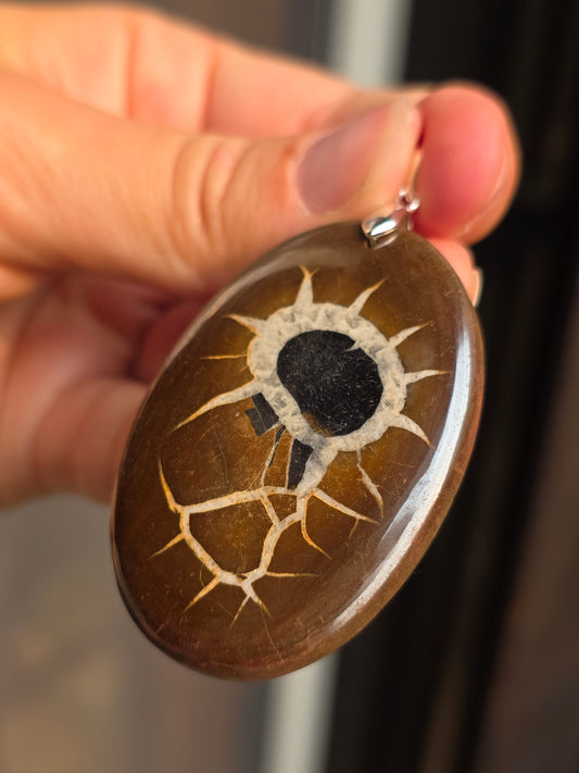 Pendentif Septaria sauvage n°2