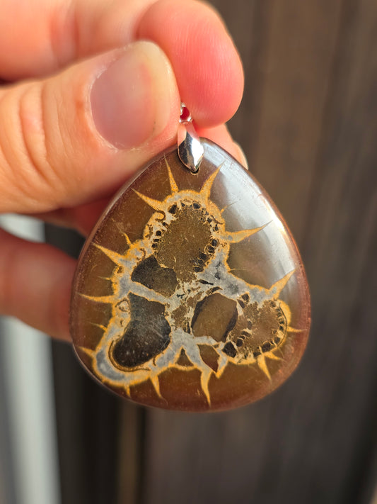Pendentif Septaria sauvage n°3