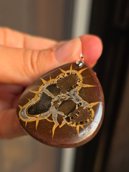 Pendentif Septaria sauvage n°3