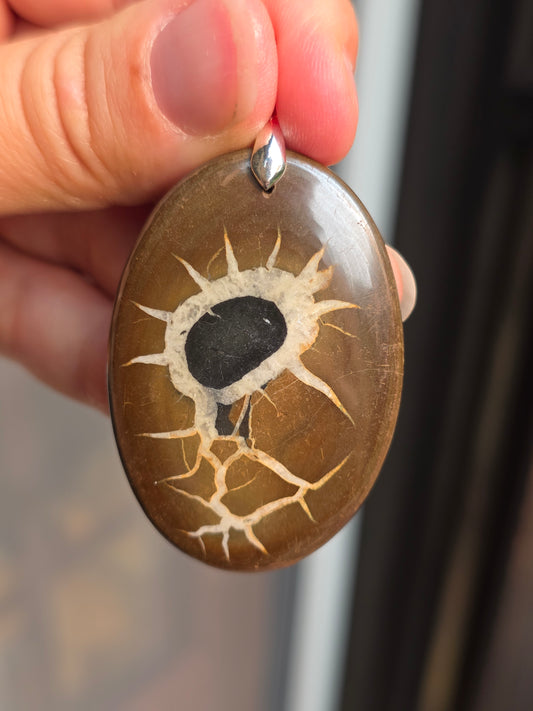 Pendentif Septaria sauvage n°4
