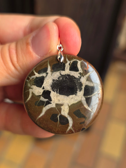 Pendentif Septaria sauvage n°6