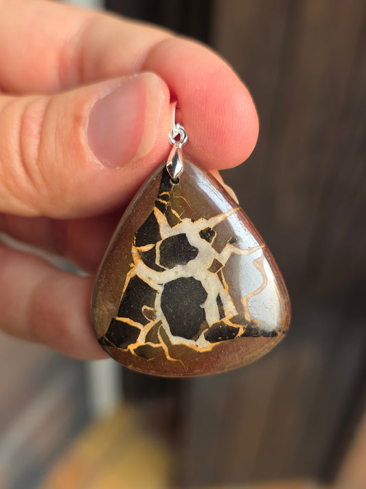 Pendentif Septaria sauvage n°7