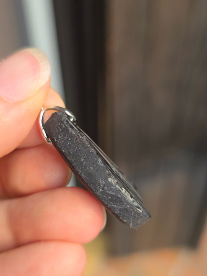Pendentif Tourmaline noire brute n°3