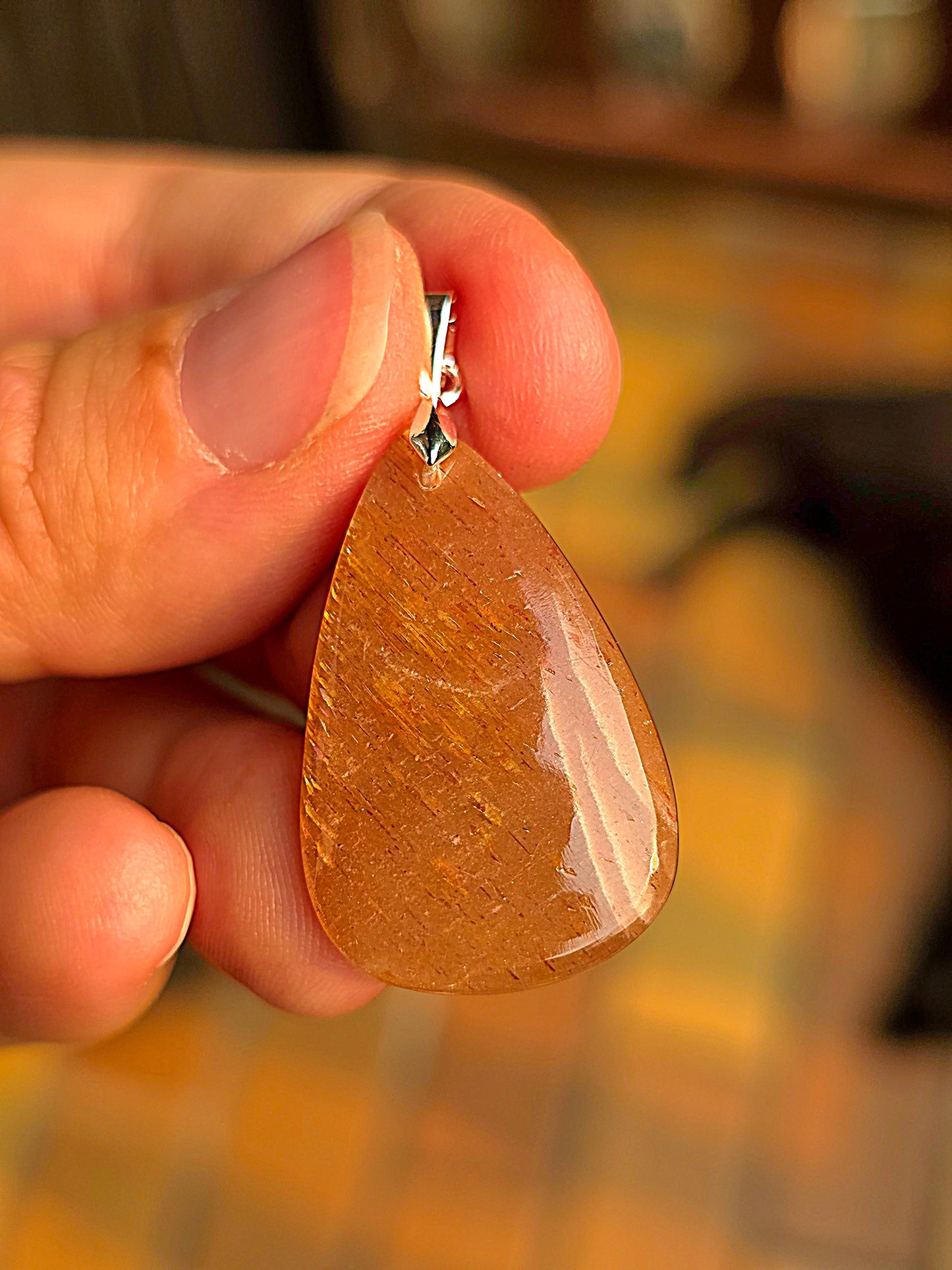 Pendentif Pierre de soleil n°7