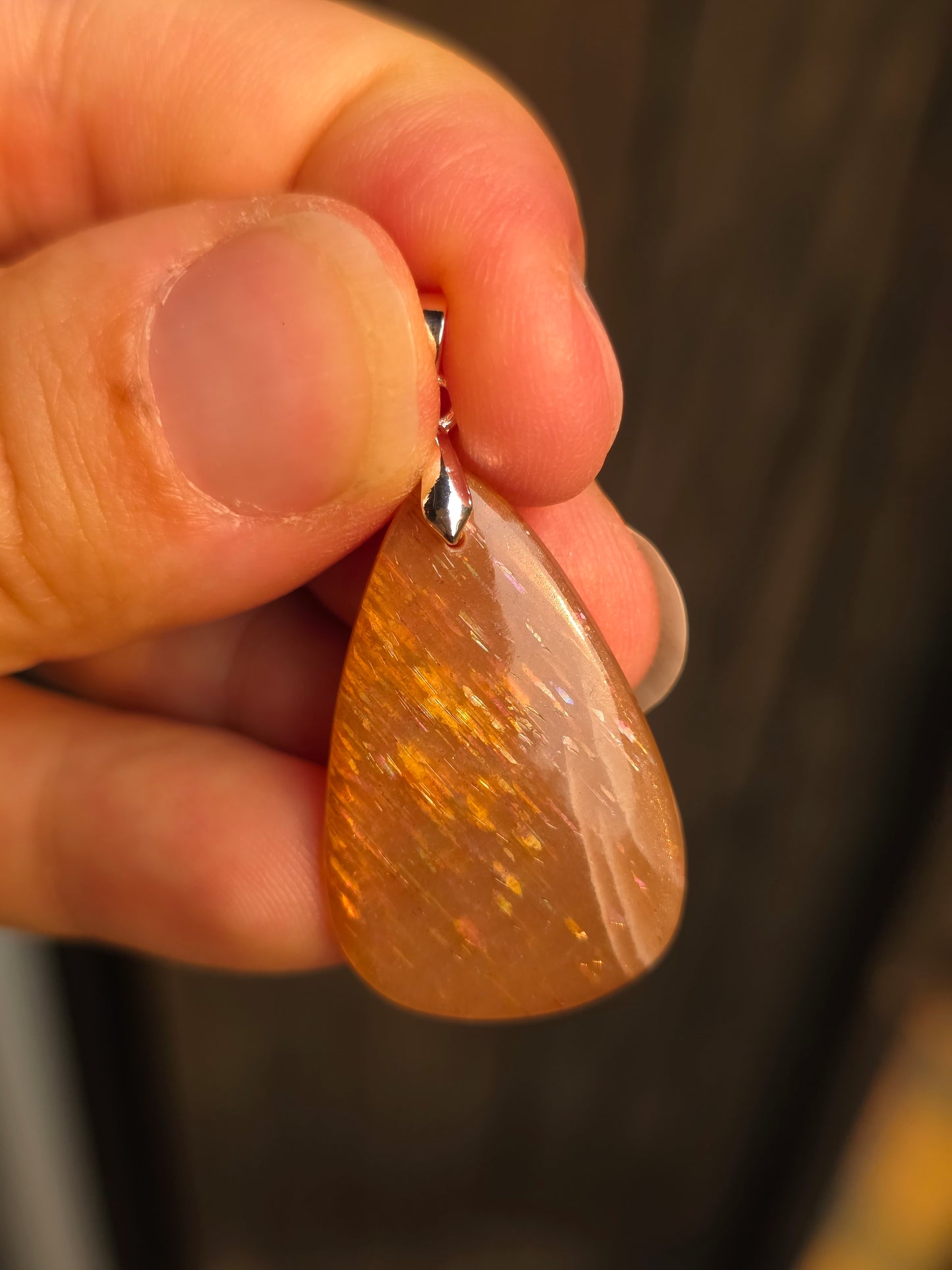 Pendentif Pierre de soleil n°7