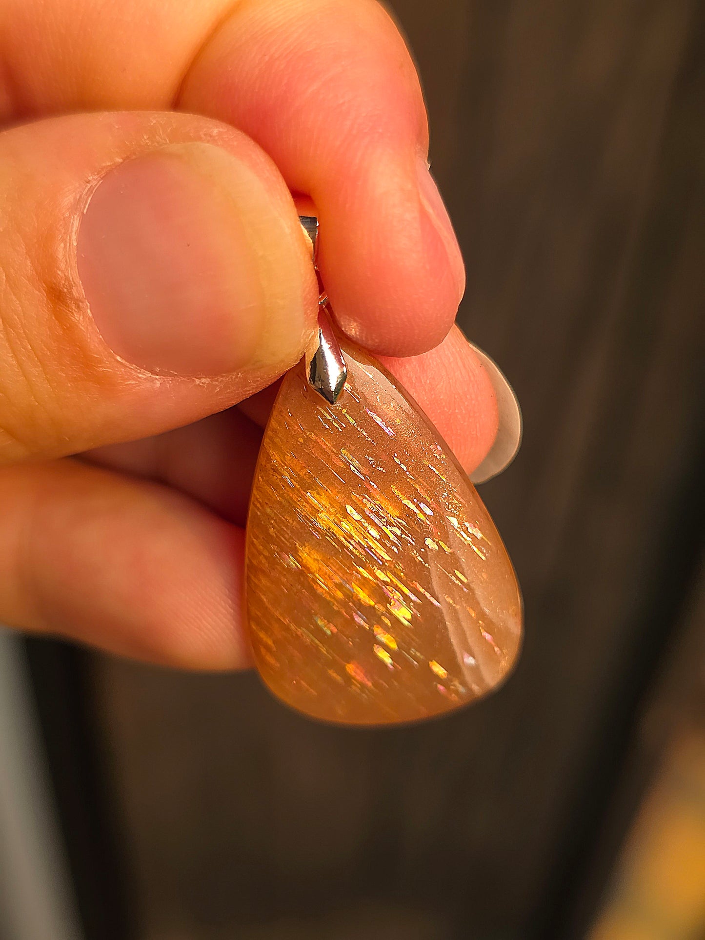 Pendentif Pierre de soleil n°7