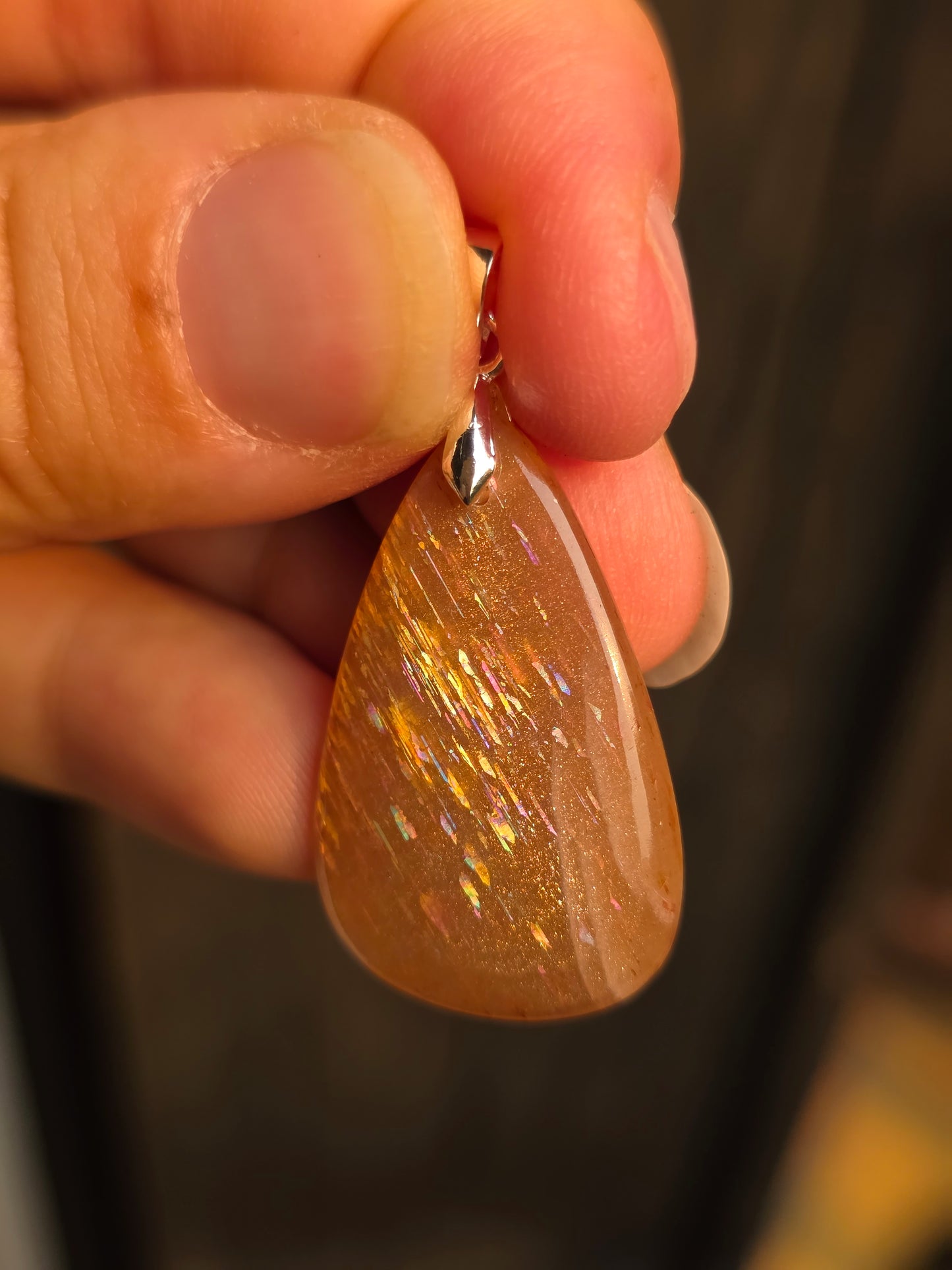 Pendentif Pierre de soleil n°7