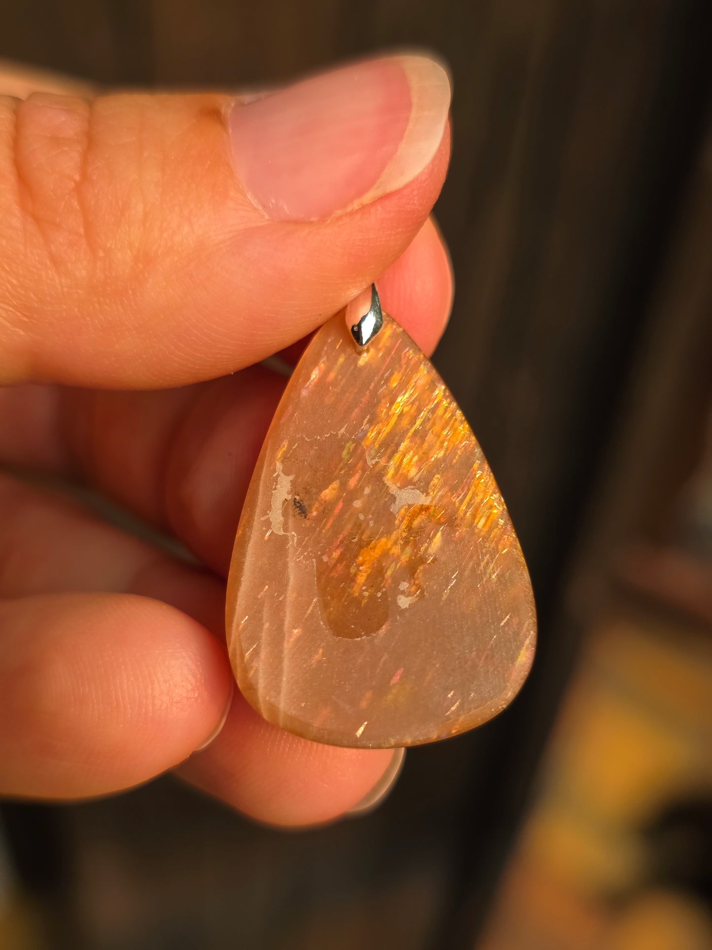 Pendentif Pierre de soleil n°7