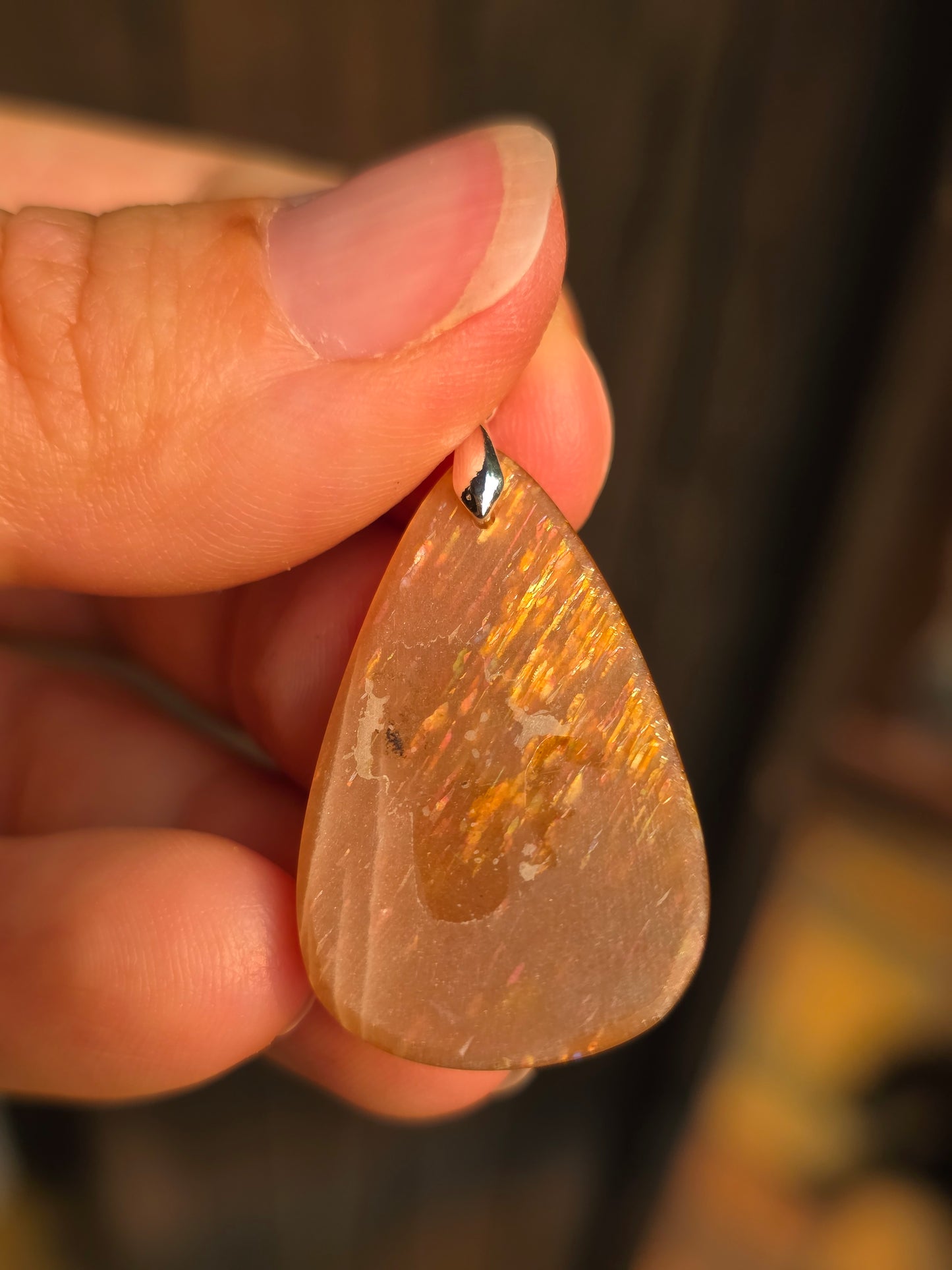 Pendentif Pierre de soleil n°7