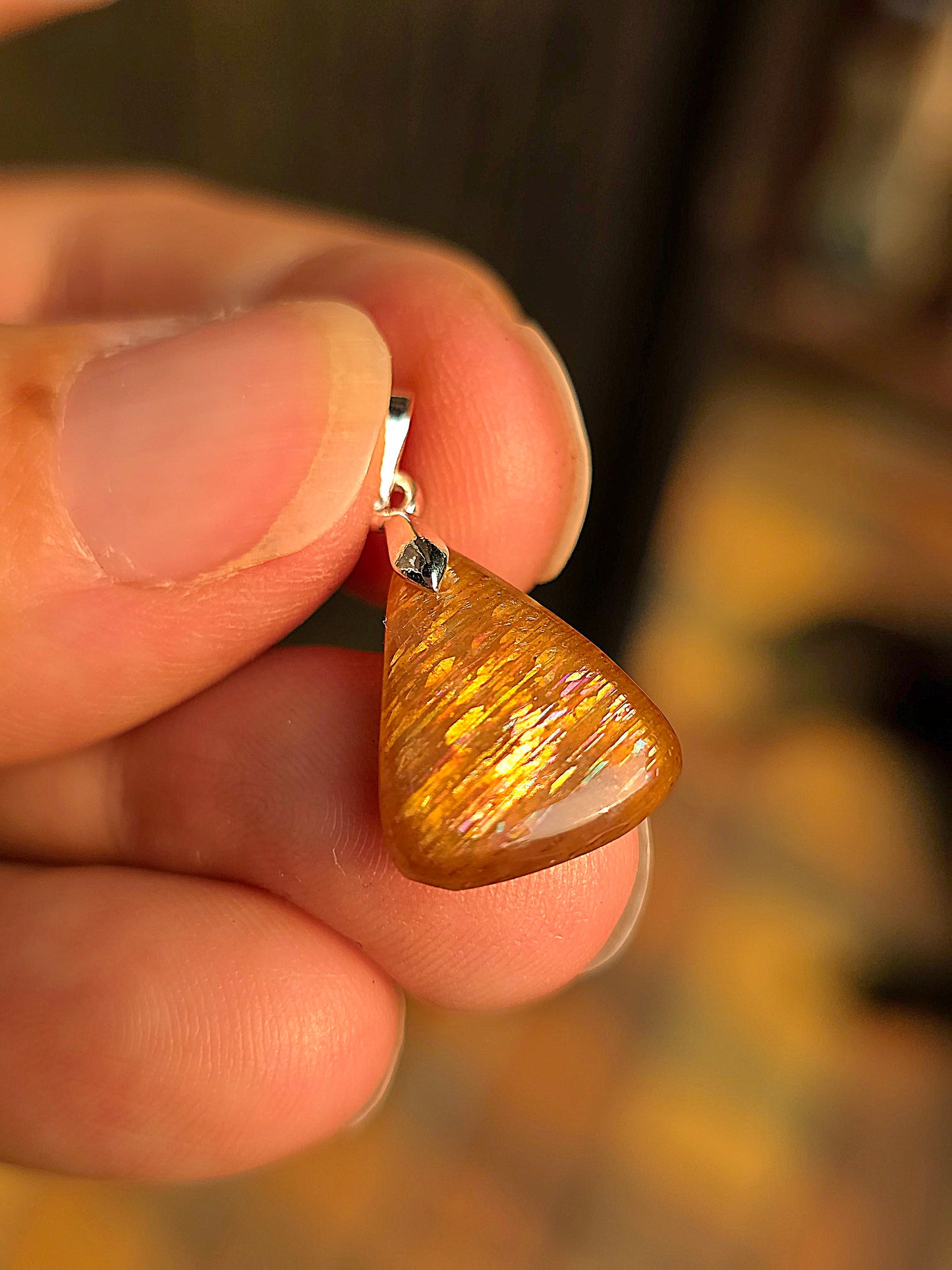 Pendentif Pierre de soleil n°10