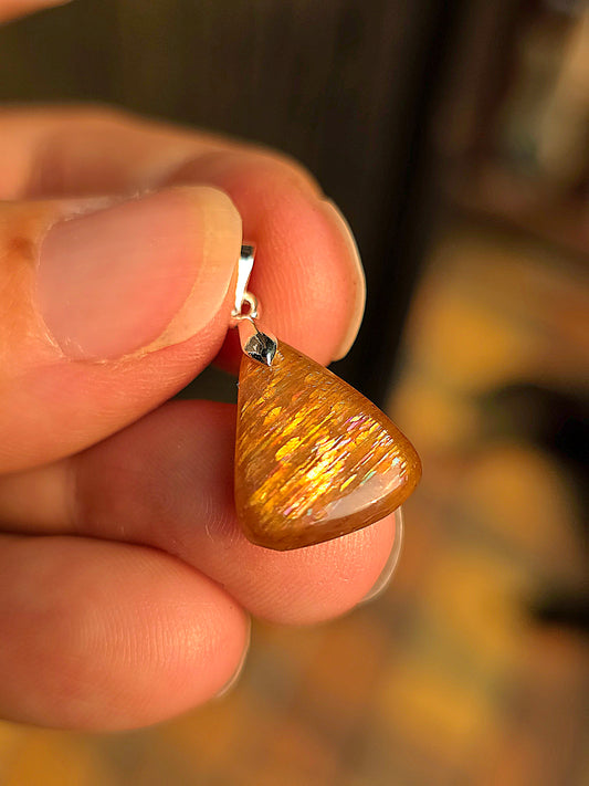 Pendentif Pierre de soleil n°10