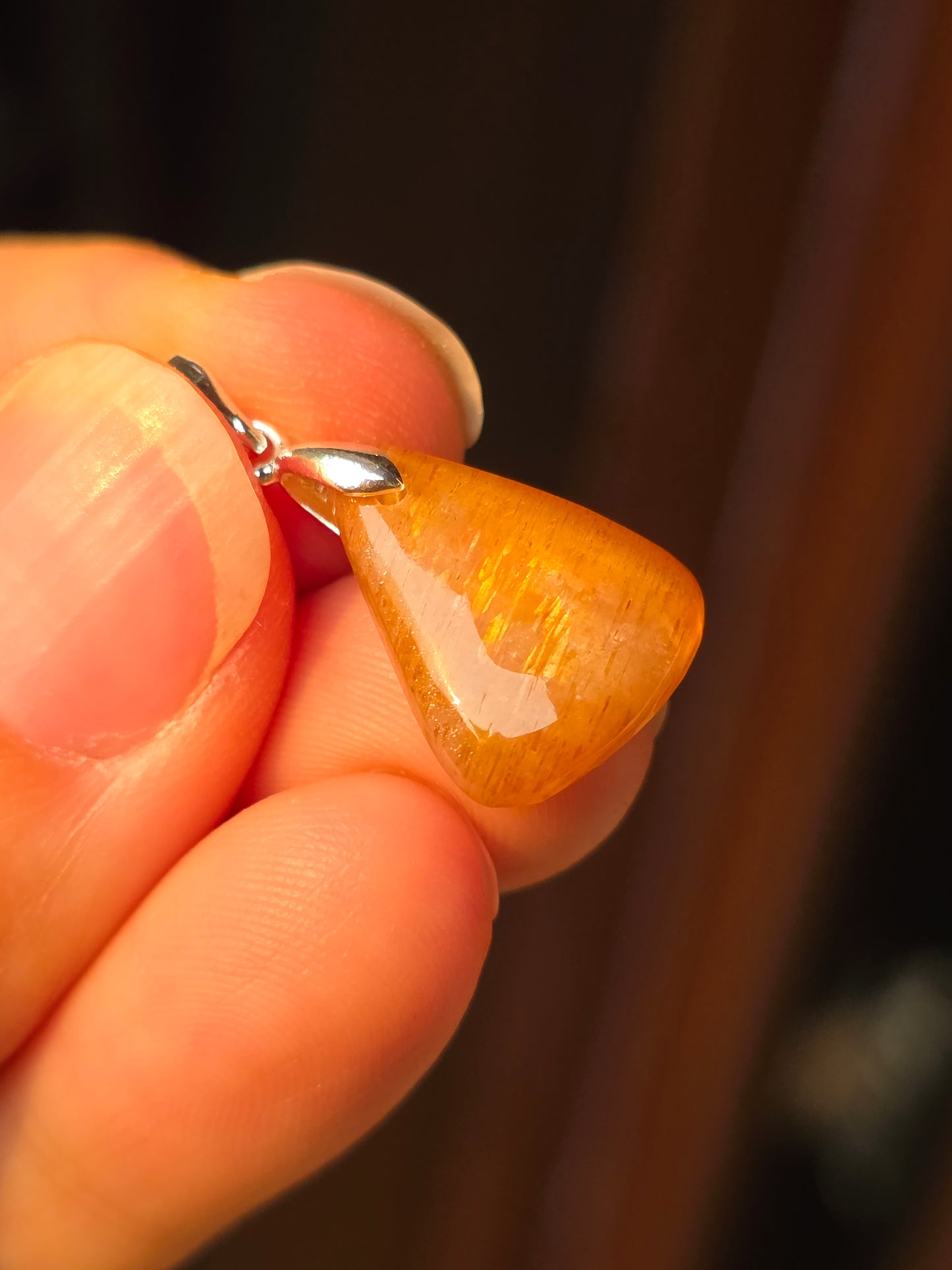 Pendentif Pierre de soleil n°10