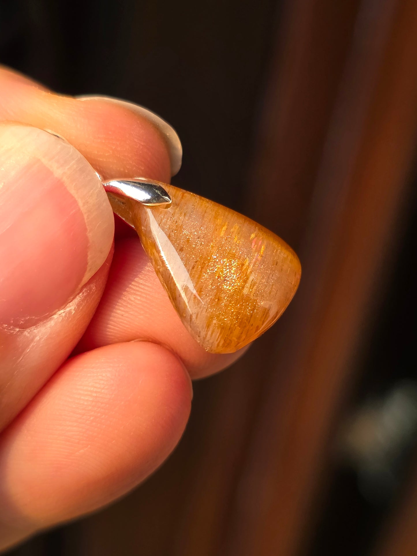 Pendentif Pierre de soleil n°10