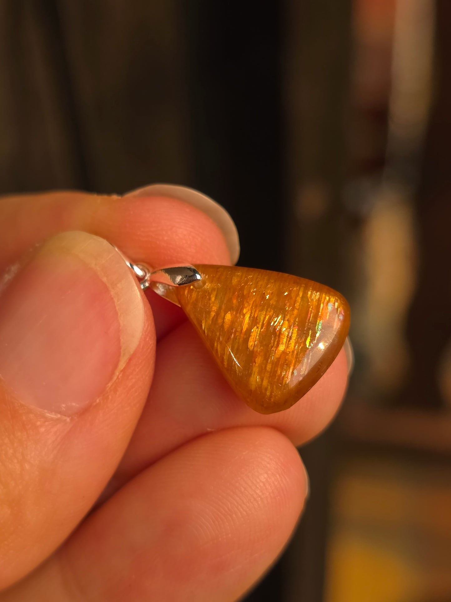 Pendentif Pierre de soleil n°10