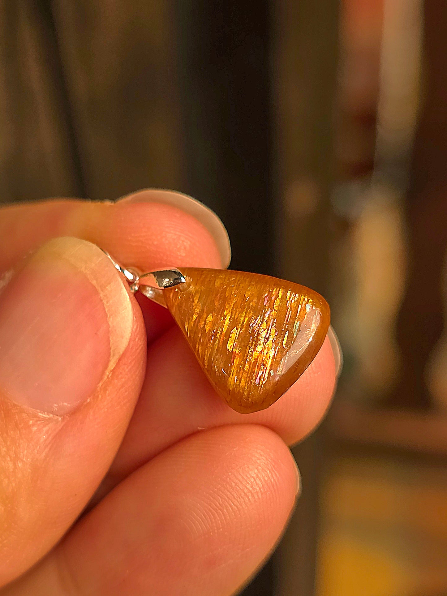 Pendentif Pierre de soleil n°10