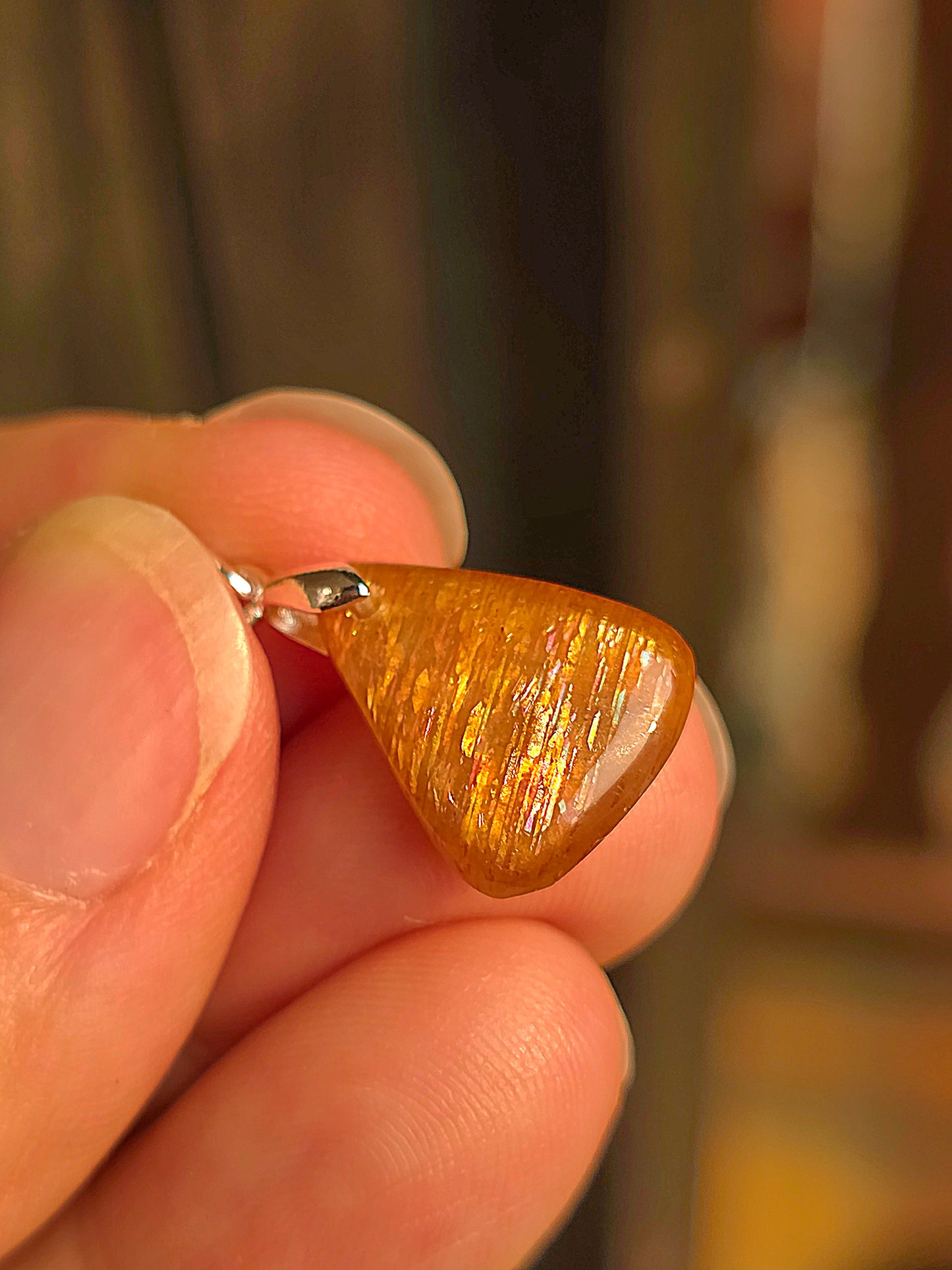 Pendentif Pierre de soleil n°10