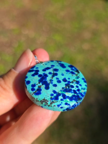 Pendentif Azurite Malachite n°3