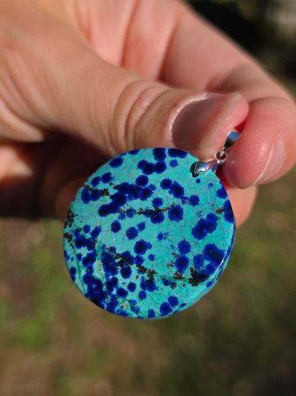 Pendentif Azurite Malachite n°3