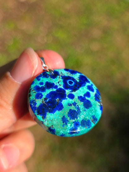 Pendentif Azurite Malachite n°5