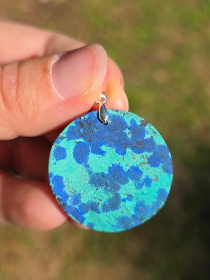 Pendentif Azurite Malachite n°5