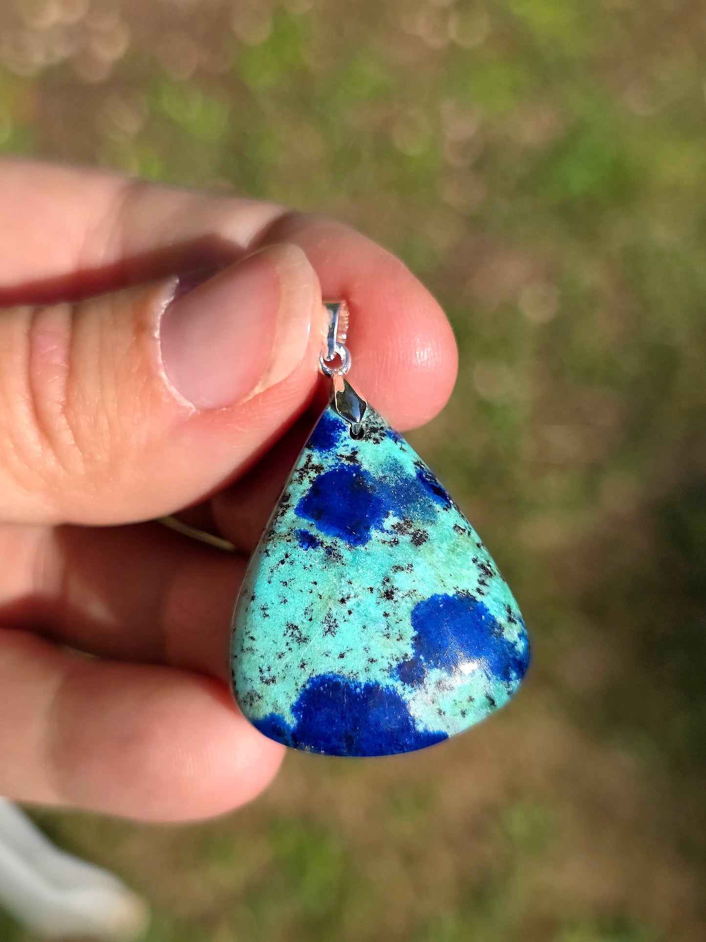 Pendentif Azurite Malachite n°6
