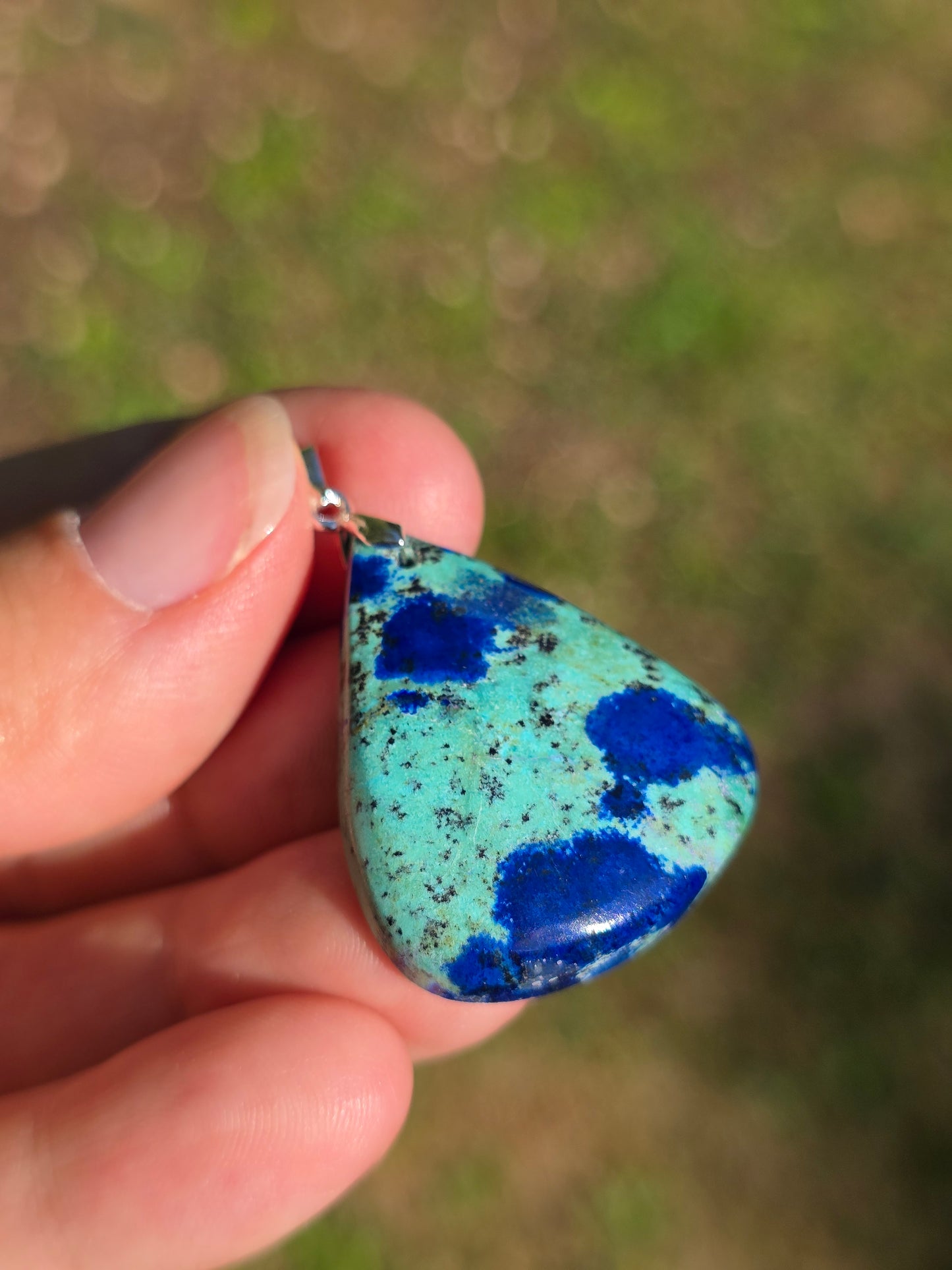 Pendentif Azurite Malachite n°6