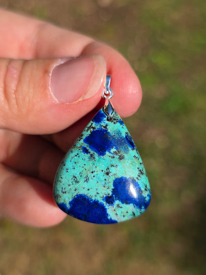 Pendentif Azurite Malachite n°6