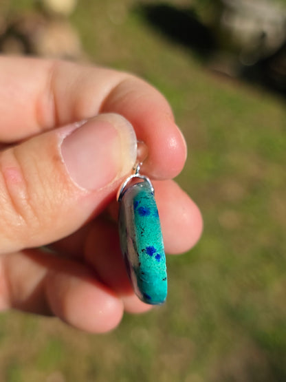 Pendentif Azurite Malachite n°7