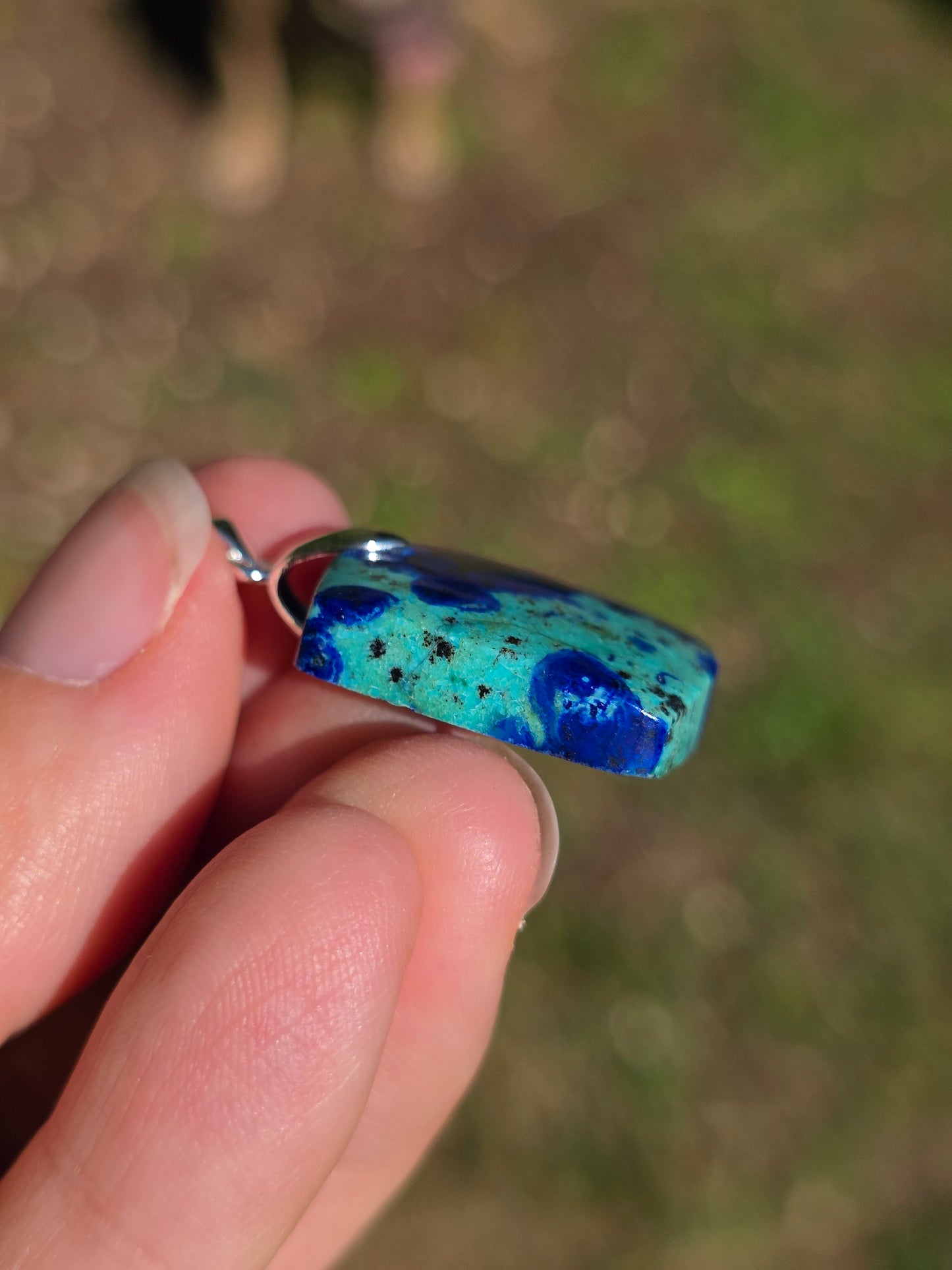 Pendentif Azurite Malachite n°8