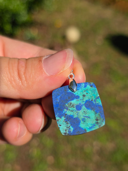Pendentif Azurite Malachite n°8