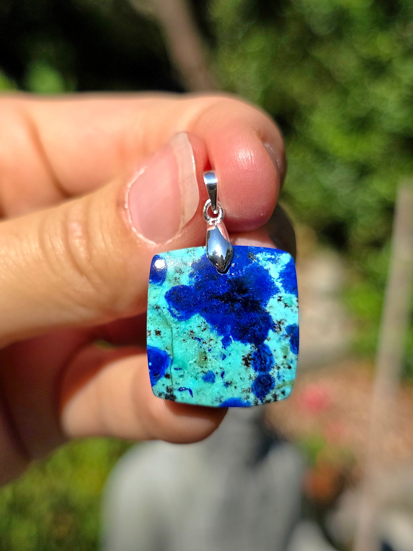 Pendentif Azurite Malachite n°8