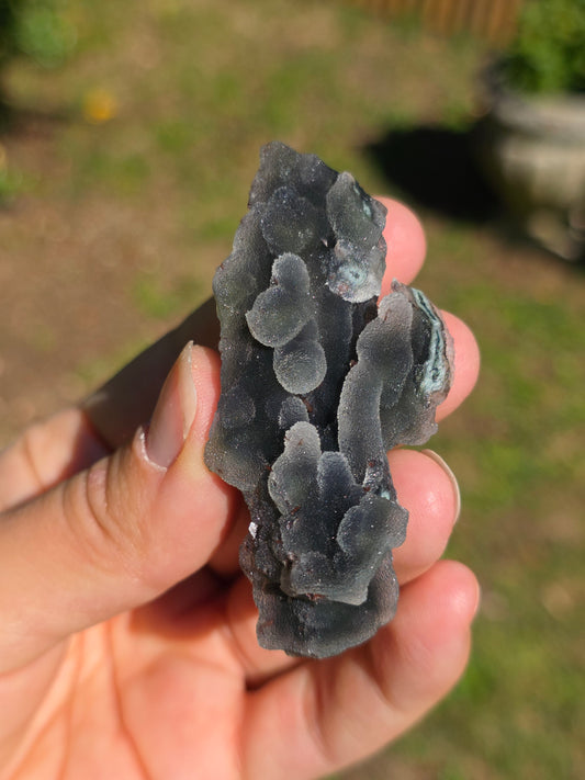 Calcédoine d'Inde avec Heulandite rouge n°18