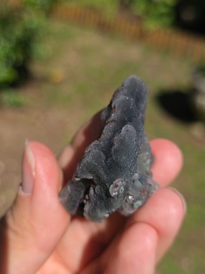 Calcédoine d'Inde avec heulandite rouge n°29