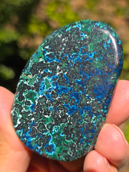 Galet Shattuckite et Malachite du Congo n°2