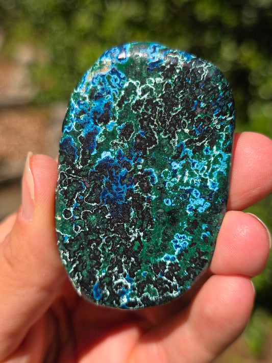 Galet Shattuckite et Malachite du Congo n°3