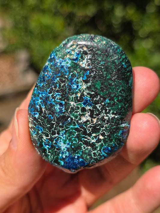 Galet Shattuckite et Malachite du Congo n°5